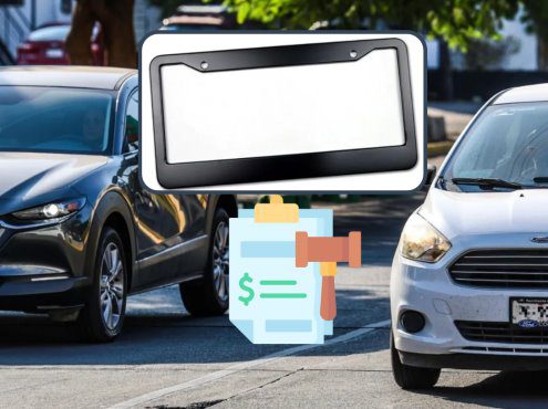 sanciones portaplaca