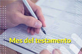 mes del testamento