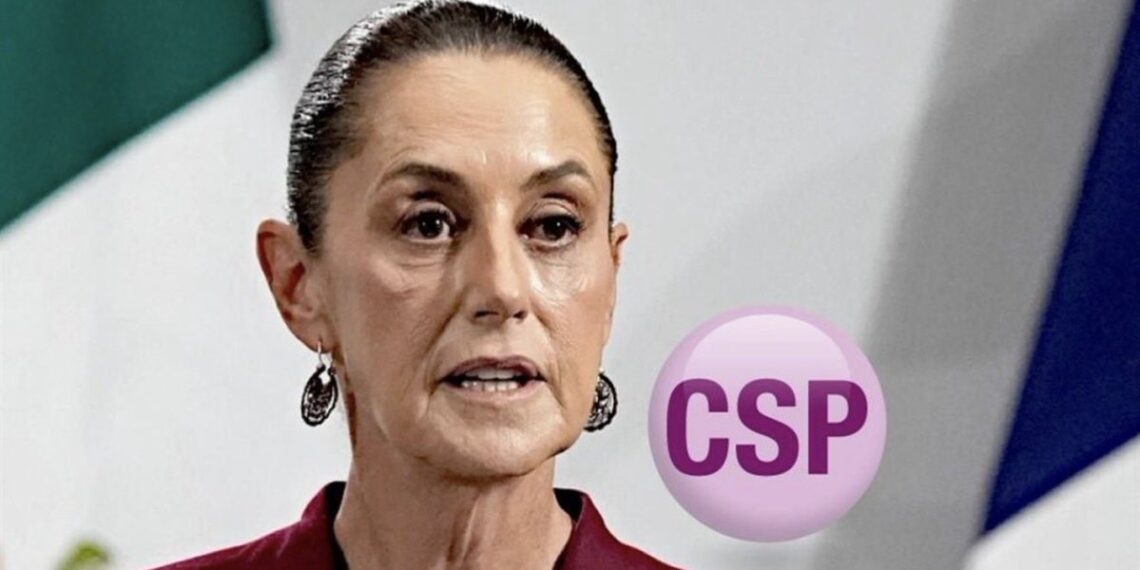 Sheinbaum golpea al nuevo PES: “¿Cómo que CSP?”