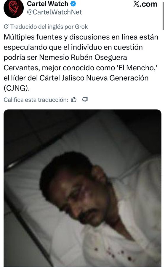 mencho muerto