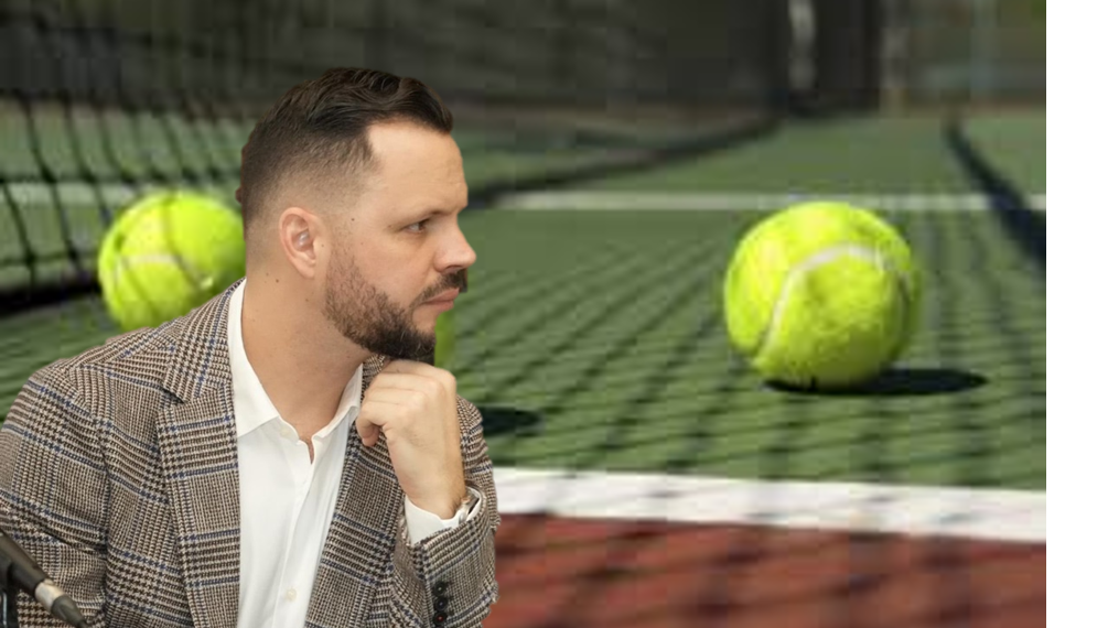 Mientras la ciudad se llena de baches, secretario de Infraestructura es visto en el Abierto de Tenis en Acapulco