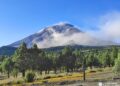 Gobierno de Puebla supervisa rutas de evacuación del volcán Popocatépetl