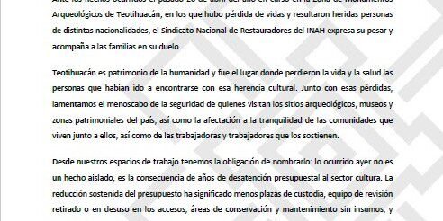 comunicado