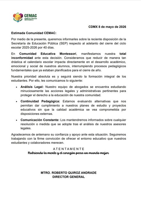 Escuelas se rebelan contra la SEP por adelanto de clases y preparan acciones legales