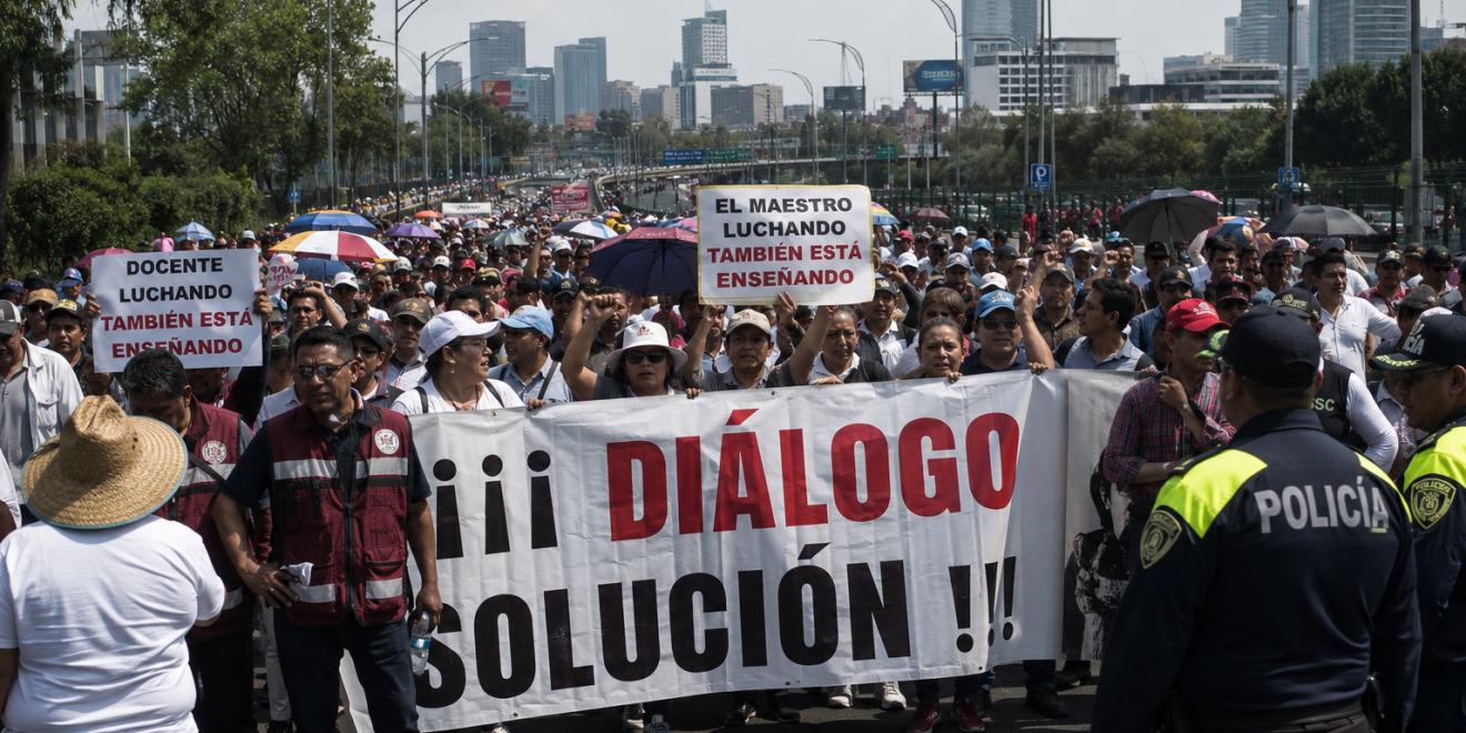 CNTE amenaza con protestas