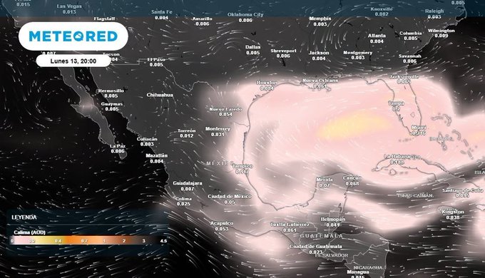 Polvo del Sahara llegará al centro y sur de México; especialistas recomiendan precauciones por la calidad del aire