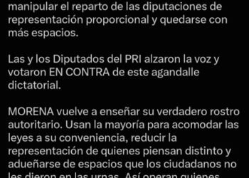 Alito acusa a Morena de “meter mano” en las plurinominales de Zacatecas