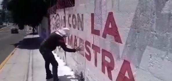 Ciudadanos toman acción contra bardas políticas en Puebla: arrancan las “clausuras ciudadanas”