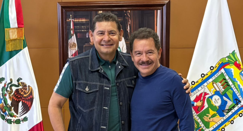 Mier y Armenta presumen unidad política; sellan alianza rumbo a los retos de Puebla