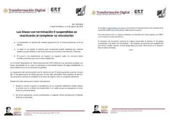 ¿Te quedaste sin señal? CRT aclara qué pasará con las líneas no vinculadas