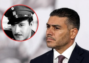 Manuel Velasco compara a Harfuch con Pedro Infante y defiende su liderazgo
